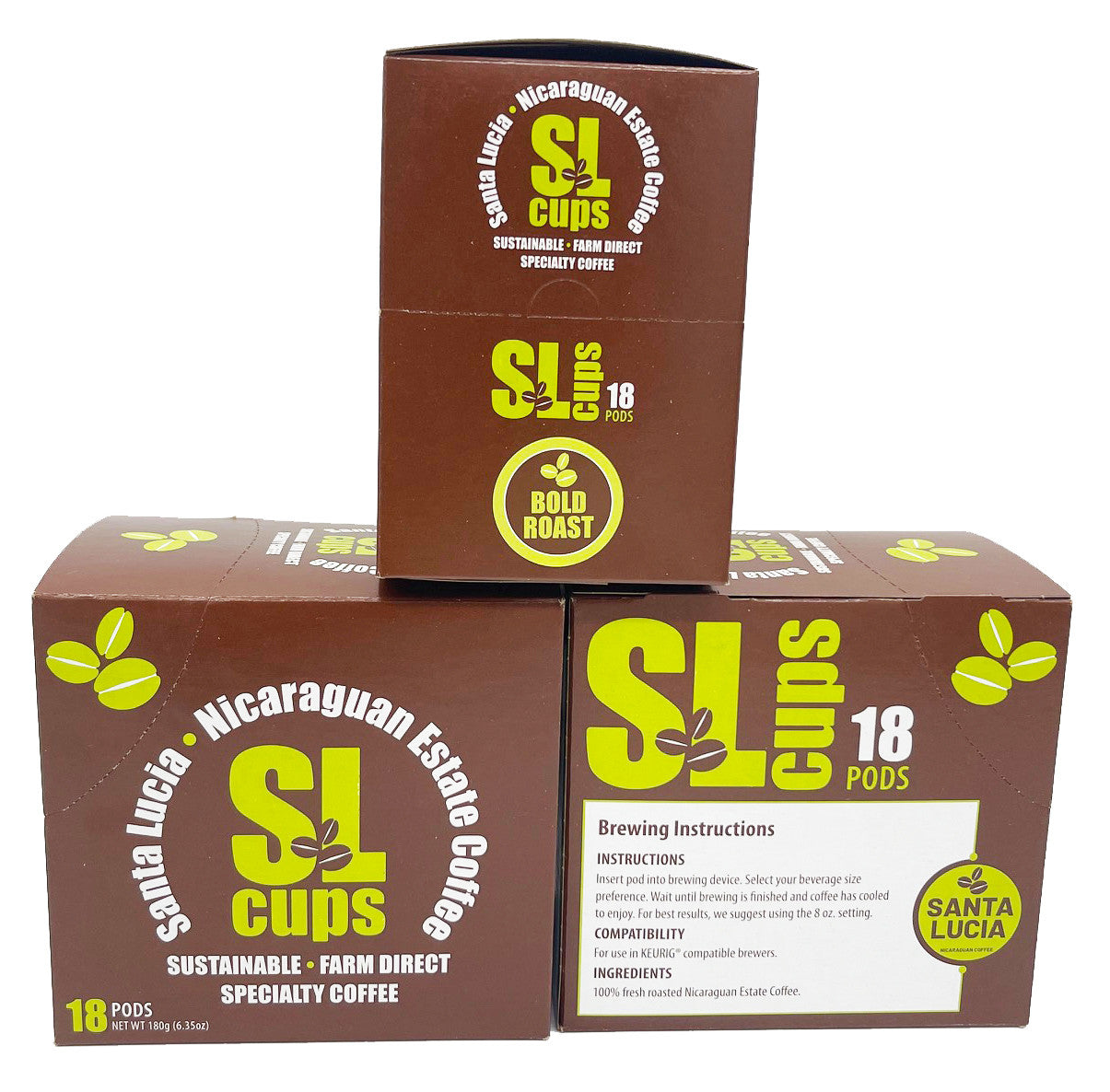 SL Cups Bold Roast - 3 Pack 54ct