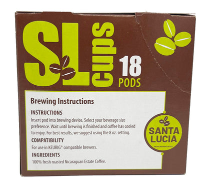 SL Cups Decaf Roast - 1 Pack 18ct