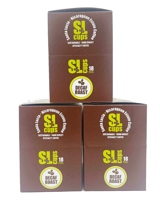 Single Use Pod SL Decaf Cups – Santa Lucia Coffee